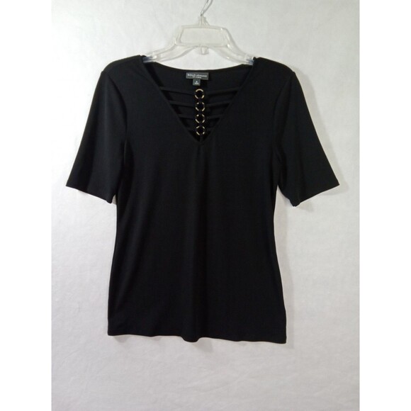 Bold Elements‎ Cut To Curve Black Short Sleeve Womens Medium - Picture 6 of 8
